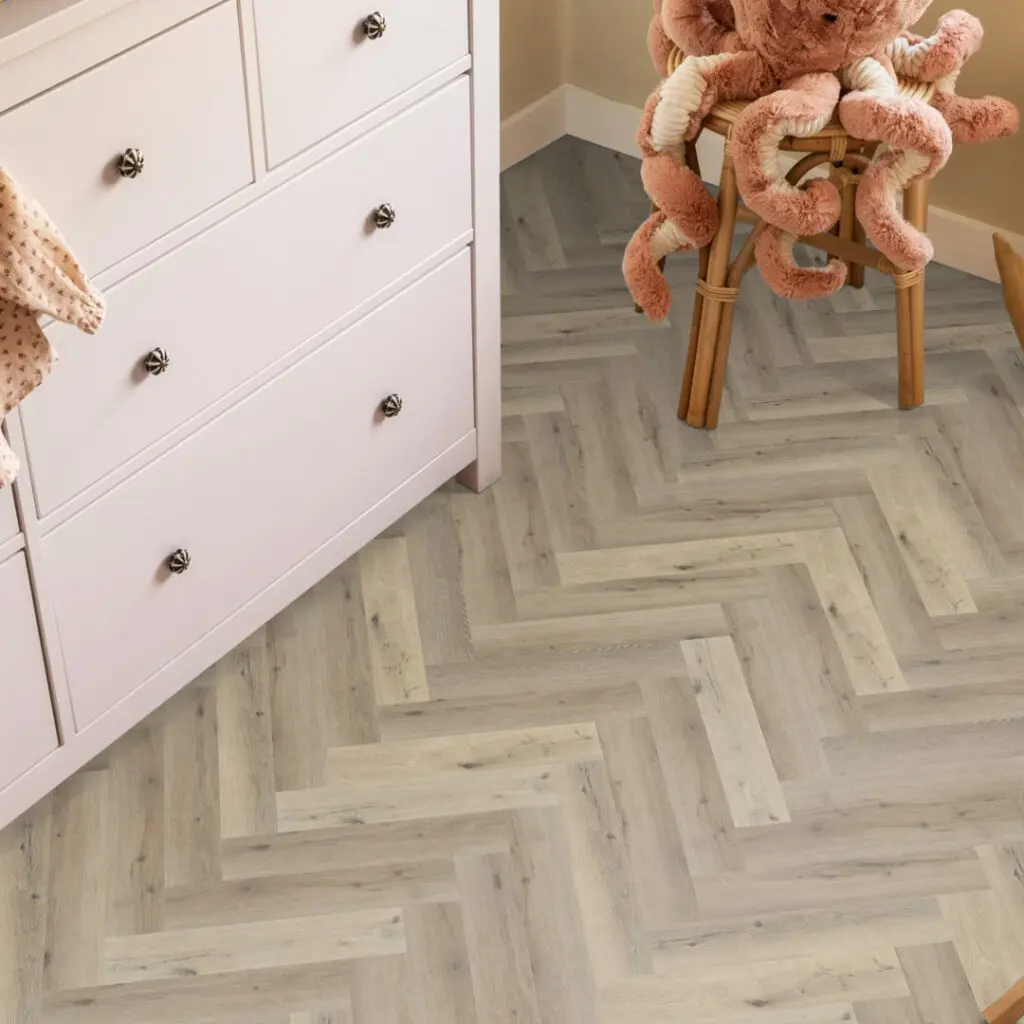 Spigato visgraat dryback light oak