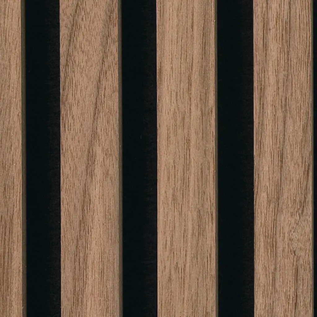 Silentlines lattenwand tegel walnoot