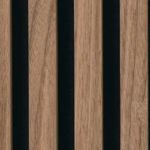 Silentlines lattenwand tegel walnoot