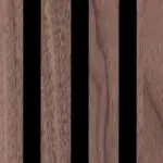 Silentlines lattenwand walnoot