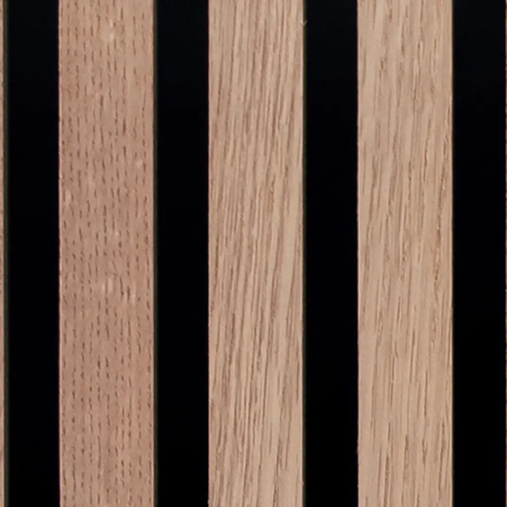 Silentlines lattenwand licht eiken