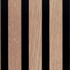 Silentlines lattenwand licht eiken