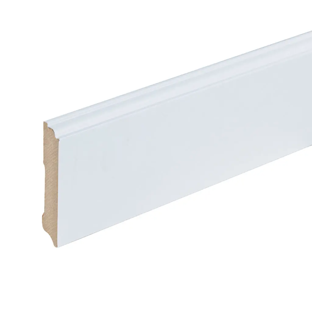 Co-pro folieplint praag wit 90x15