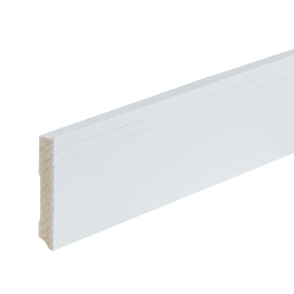 Co-pro gelakte plint milaan wit 90x15