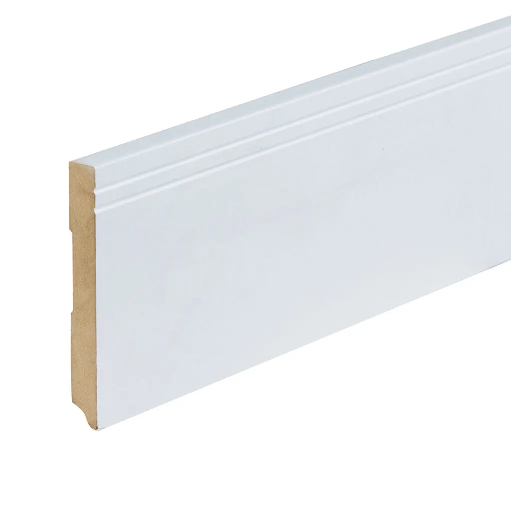 Co-pro folieplint milaan wit 120x15