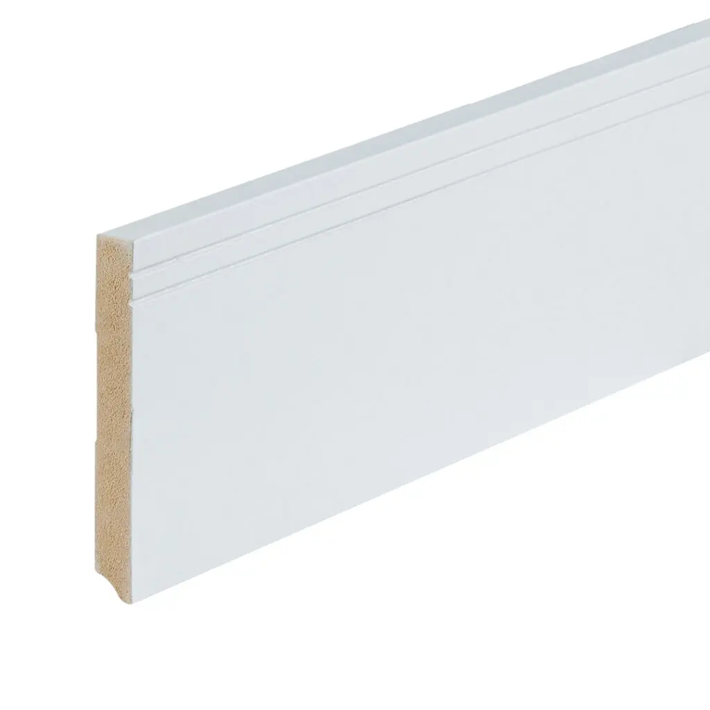 Co-pro gelakte plint milaan wit 120x15