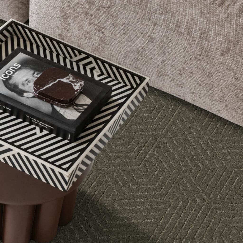 Infinity Geometric donkergroen 0901