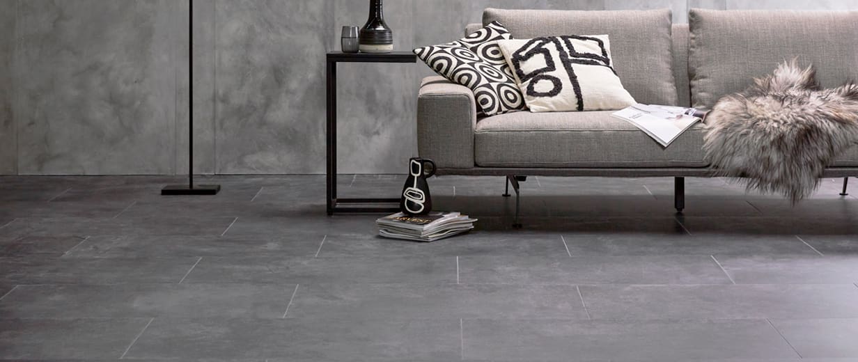 Betonlook pvc vloer