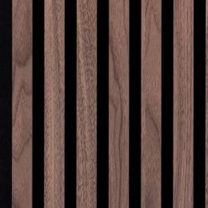 Silentlines lattenwand walnoot