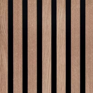 Silentlines lattenwand licht eiken