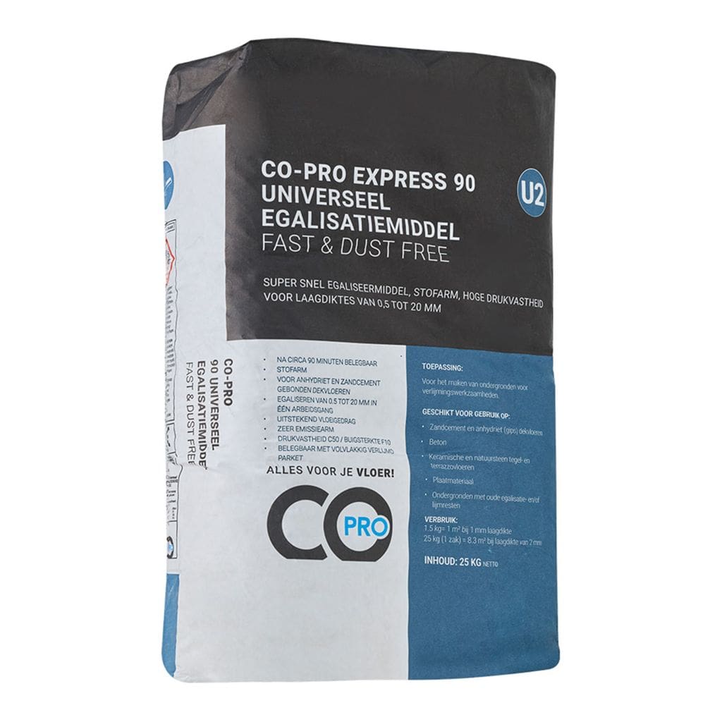 Co-pro express 90 universeel egalisatiemiddel U2 snel en stofvrij