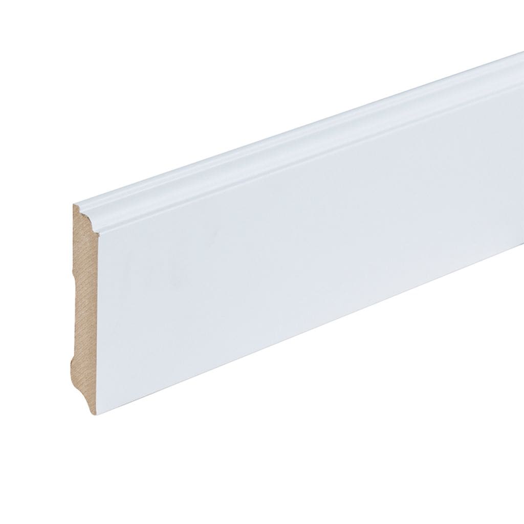 Co-pro folieplint praag wit 90x15