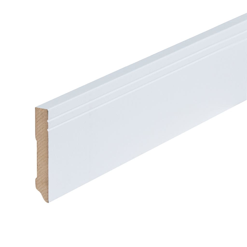 Co-pro folieplint milaan wit 90x15