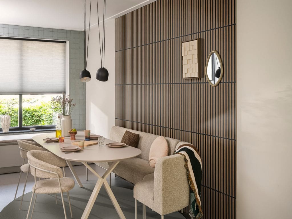 Silentlines lattenwand tegel geolied eiken