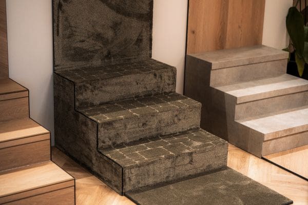 Trapbekleding hoogpolig tapijt