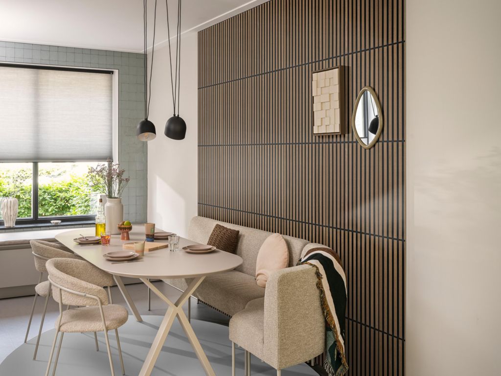 Silentlines lattenwand tegel geolied eiken