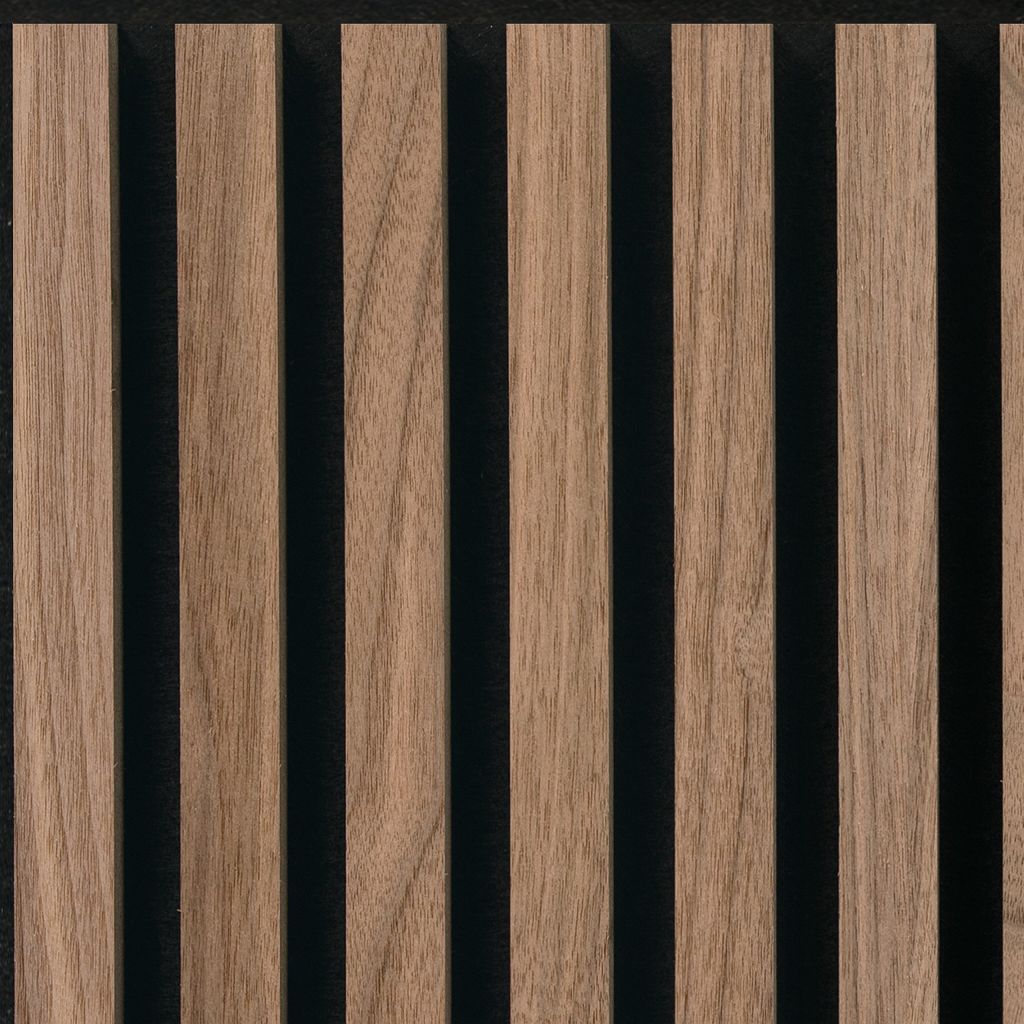 Silentlines lattenwand tegel walnoot