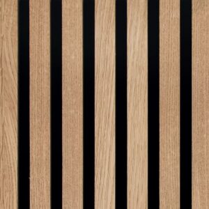 Silentlines lattenwand licht eiken