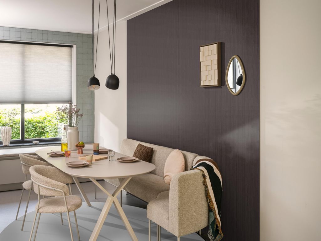 Silentlines houtstructuur zwart eiken