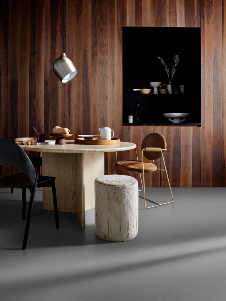 Tide Gallia grafiet 0180 | 400 cm