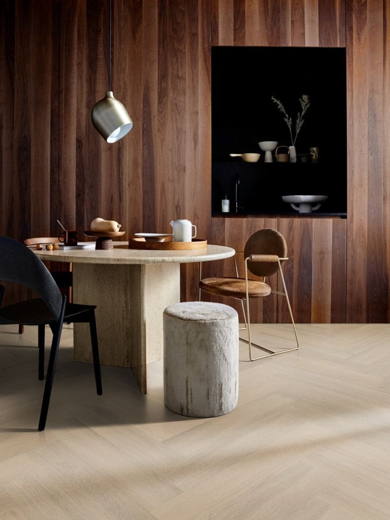 Spigato Viranto visgraat click SRC warm beige