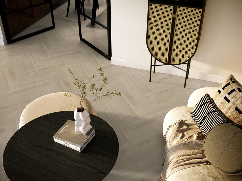 Supreme 50 Boreal visgraat eiken beige 3700 | 400cm