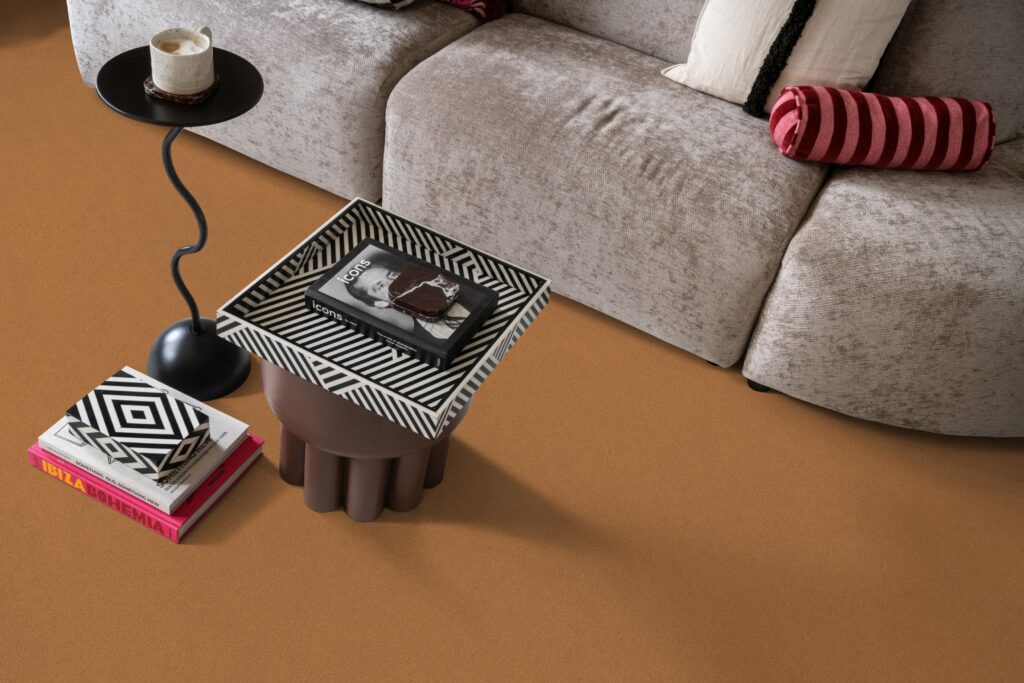 Charmant oranjerood 0325  | 400cm