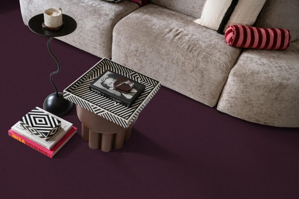 Charmant aubergine 0540  | 400cm