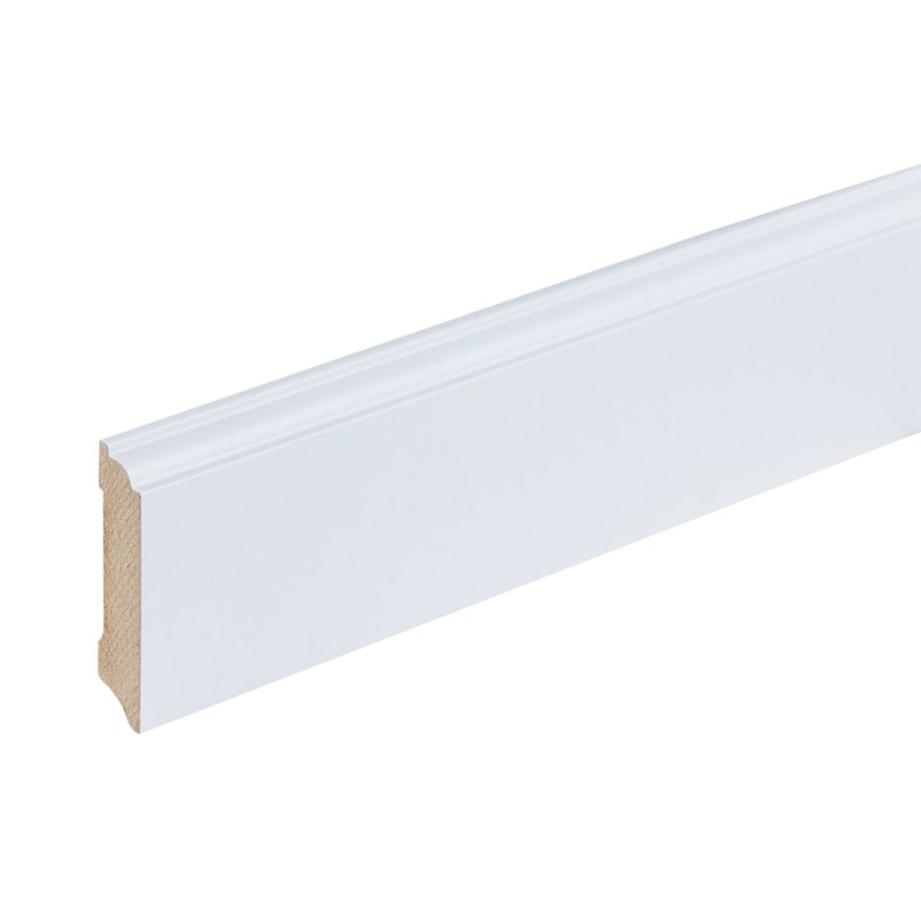 Co-pro folieplint praag wit 70×15