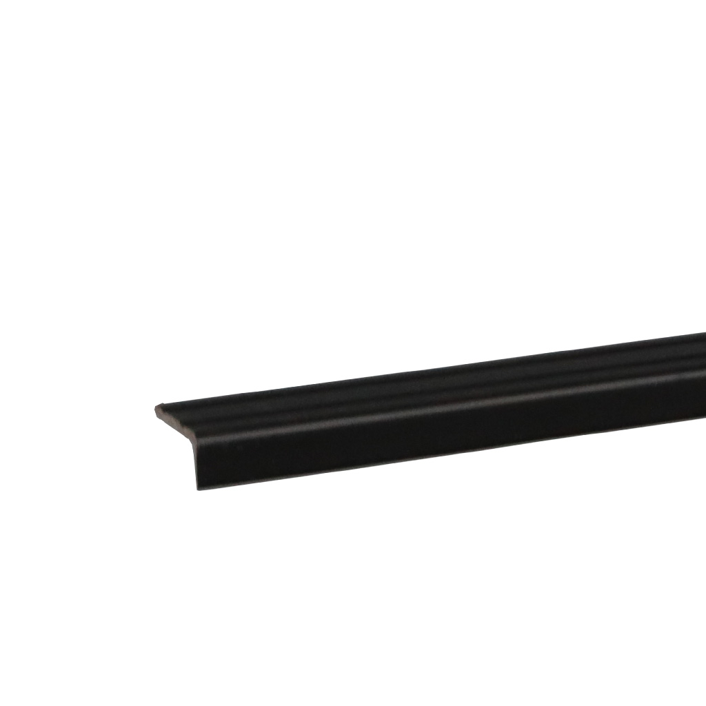 Co-pro hoekprofiel zelfklevend 10mm antraciet/zwart