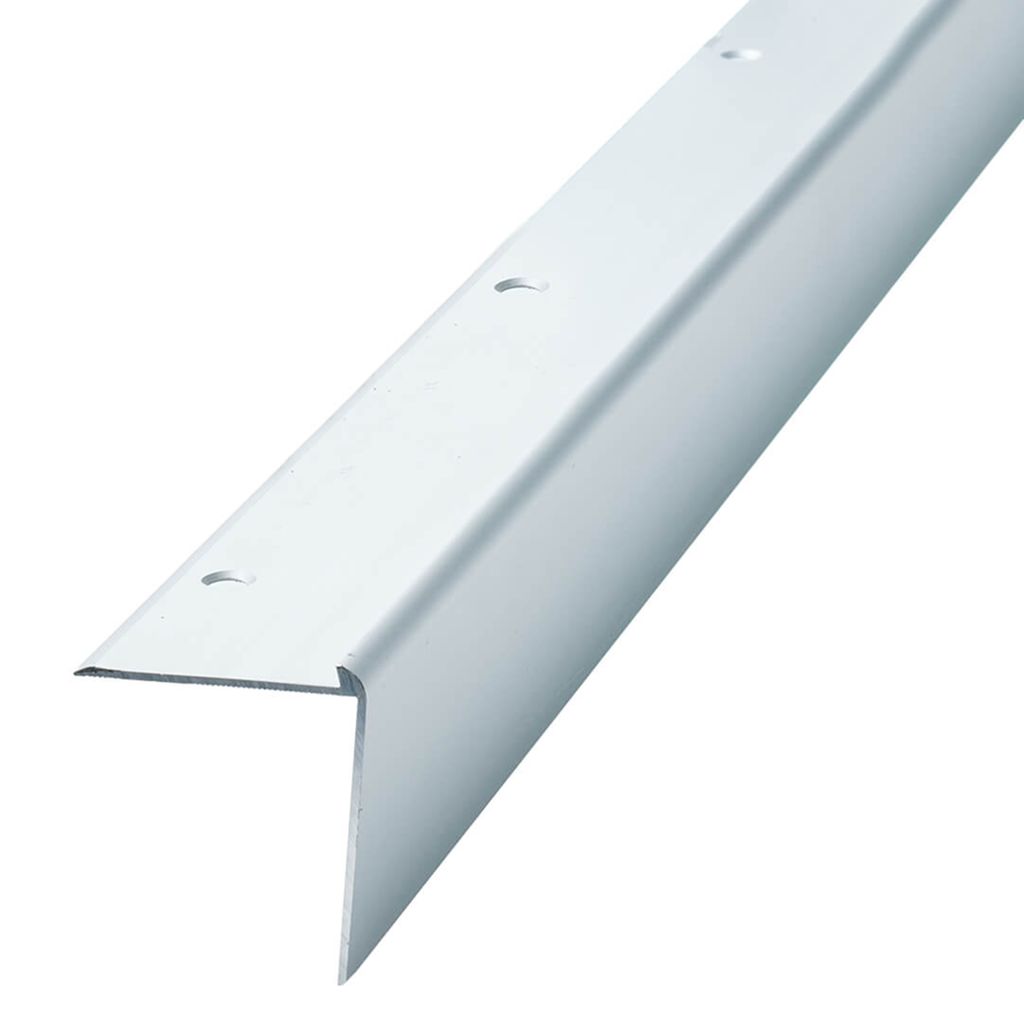 Co-pro trapprof pvc/alu tot 3mm zilver