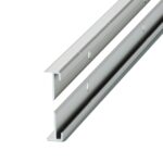 Co-pro open trapprofiel achterzijde pvc rvs