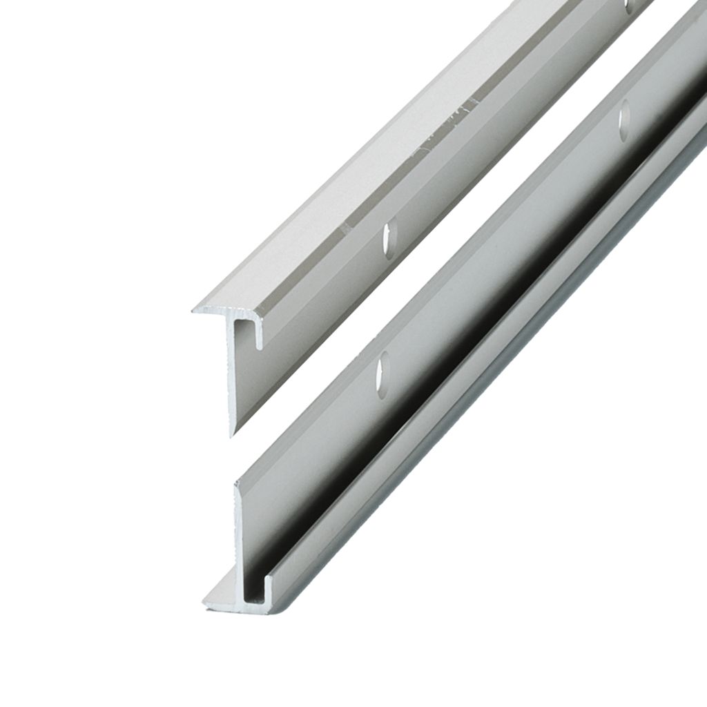 Co-pro open trapprofiel achterzijde pvc rvs