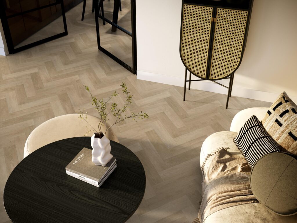 Supreme Patagonia visgraat beige 5931 | 400cm