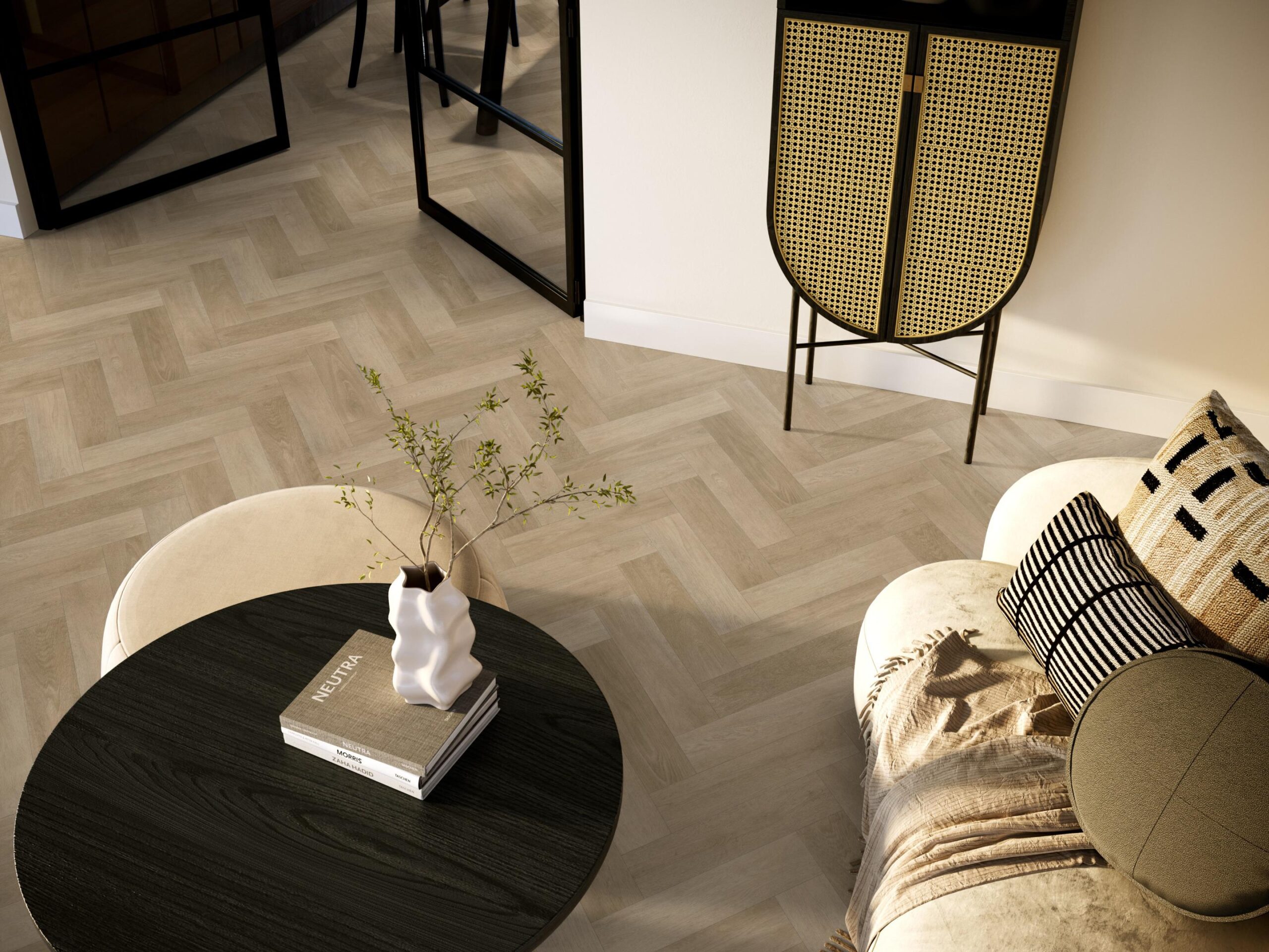 Supreme Patagonia visgraat beige 5931 | 400cm