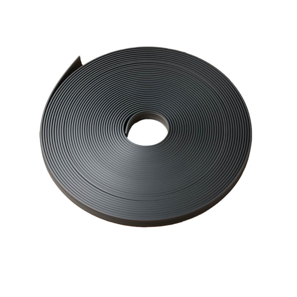 Co-pro rubber antislip donkergrijs rol 27 meter