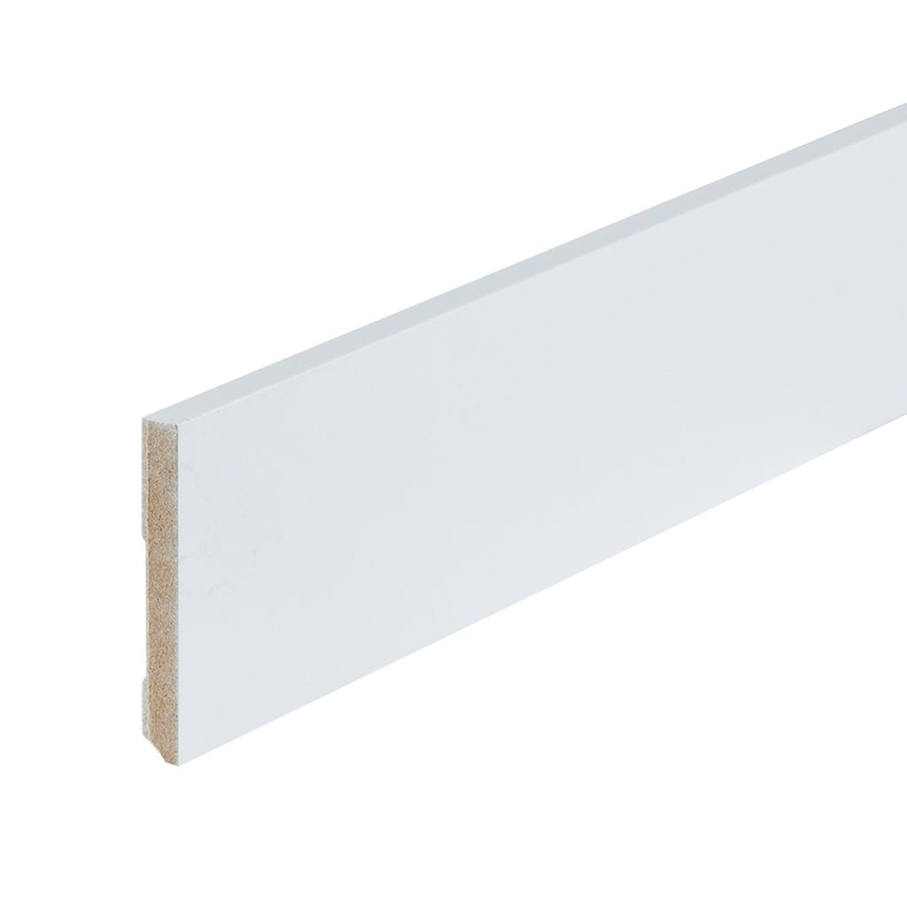 Co-pro gelakte plint amsterdam wit RAL 9010 90x12