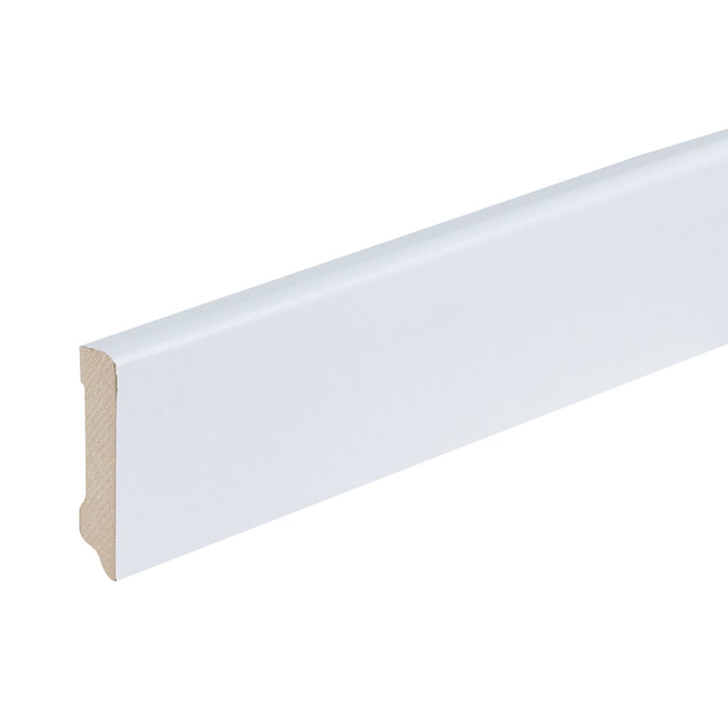 Co-pro folieplint berlijn wit 70x15