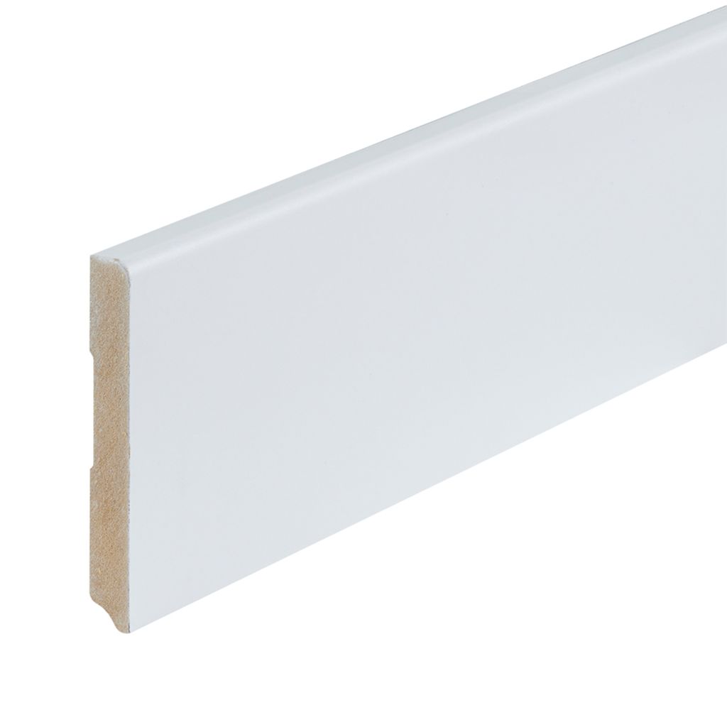 Co-pro gelakte plint berlijn wit RAL 9010 120x15