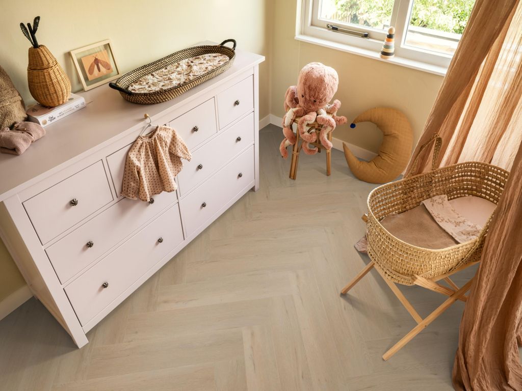 Spigato Vivero visgraat click SRC beige