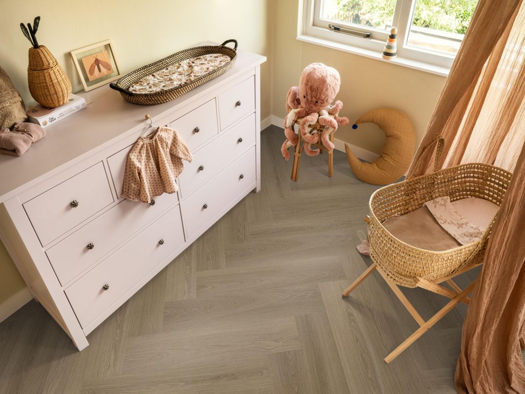 Spigato xl Soleno visgraat dryback dark oak