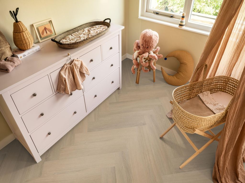 Spigato Viranto visgraat dryback warm beige