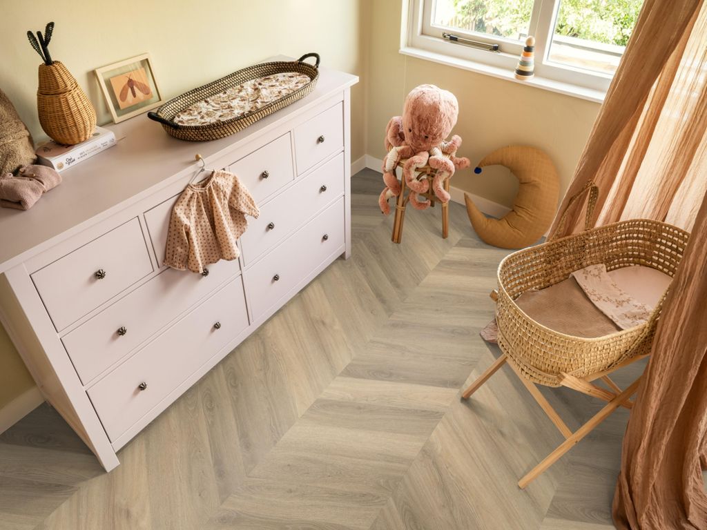 Spigato Avanto hongaarse punt dryback beige